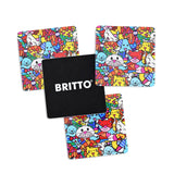 BRITTO COASTERS - BEST FRIENDS (SQUARE)