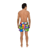 Limited Edition - BRITTO®  Shorts - COLORFUL LANDSCAPE - MEN