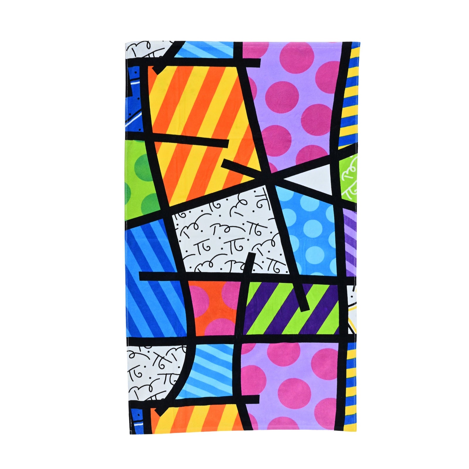 Romero Britto colorful landscape britto xl luxury colorful pop art design