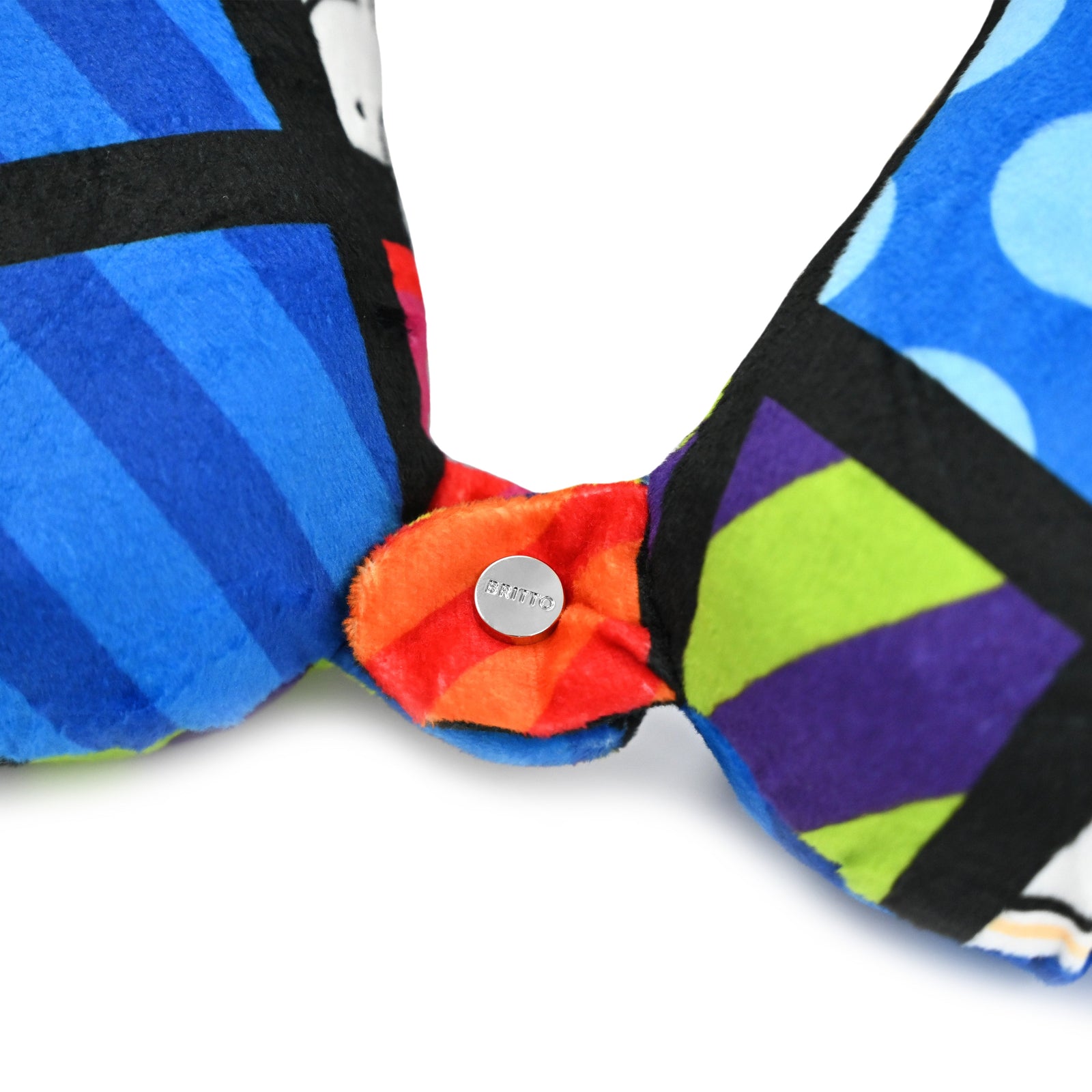 Romero Britto britto travel neck pillow colorful colorful pop art design