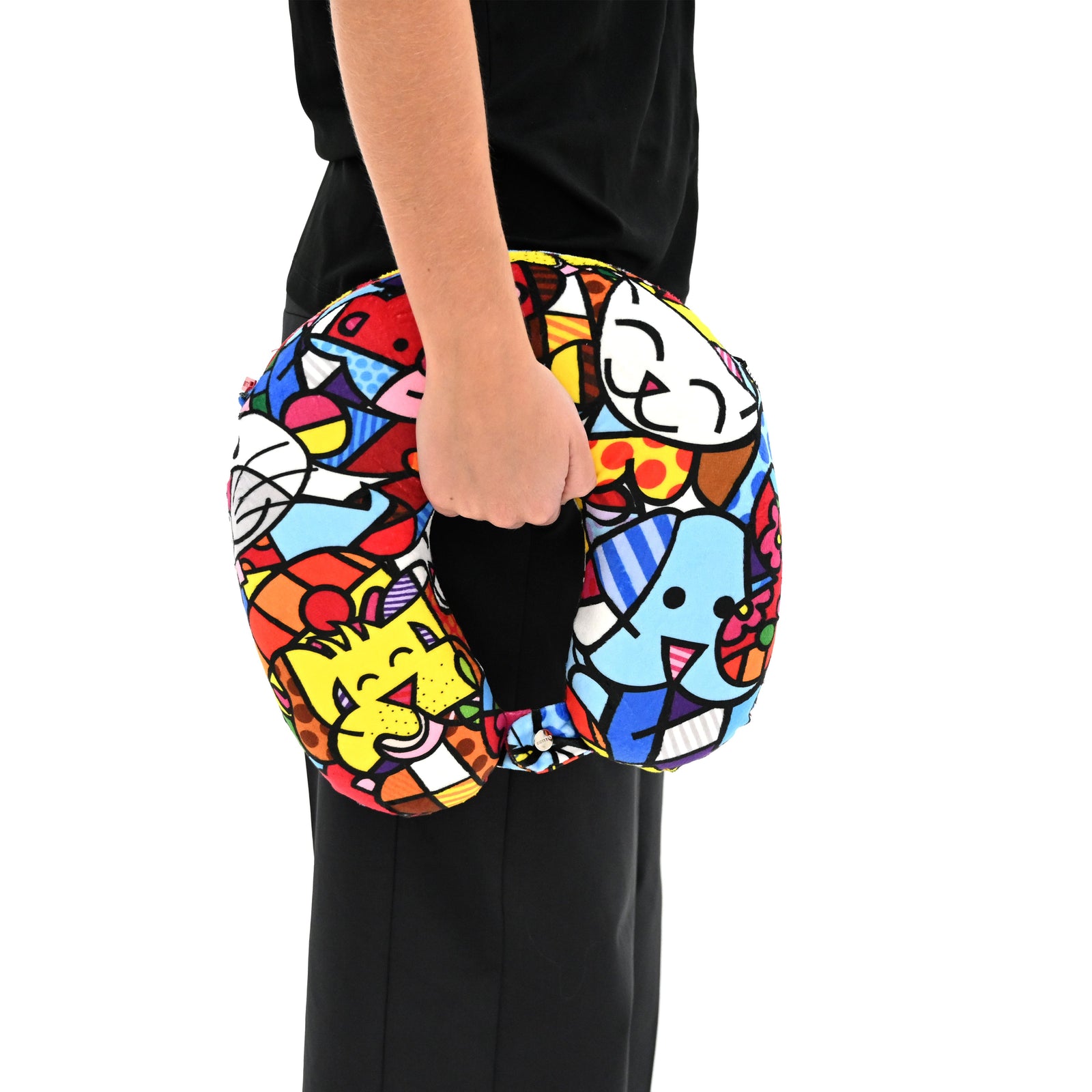 Romero Britto britto travel neck pillow best contemporary pop art piece