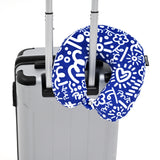 BRITTO® Travel Neck Pillow - Graffiti Blue