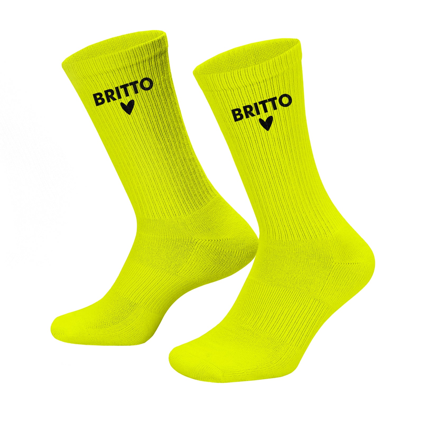 Romero Britto neon green britto socks pack colorful pop art design