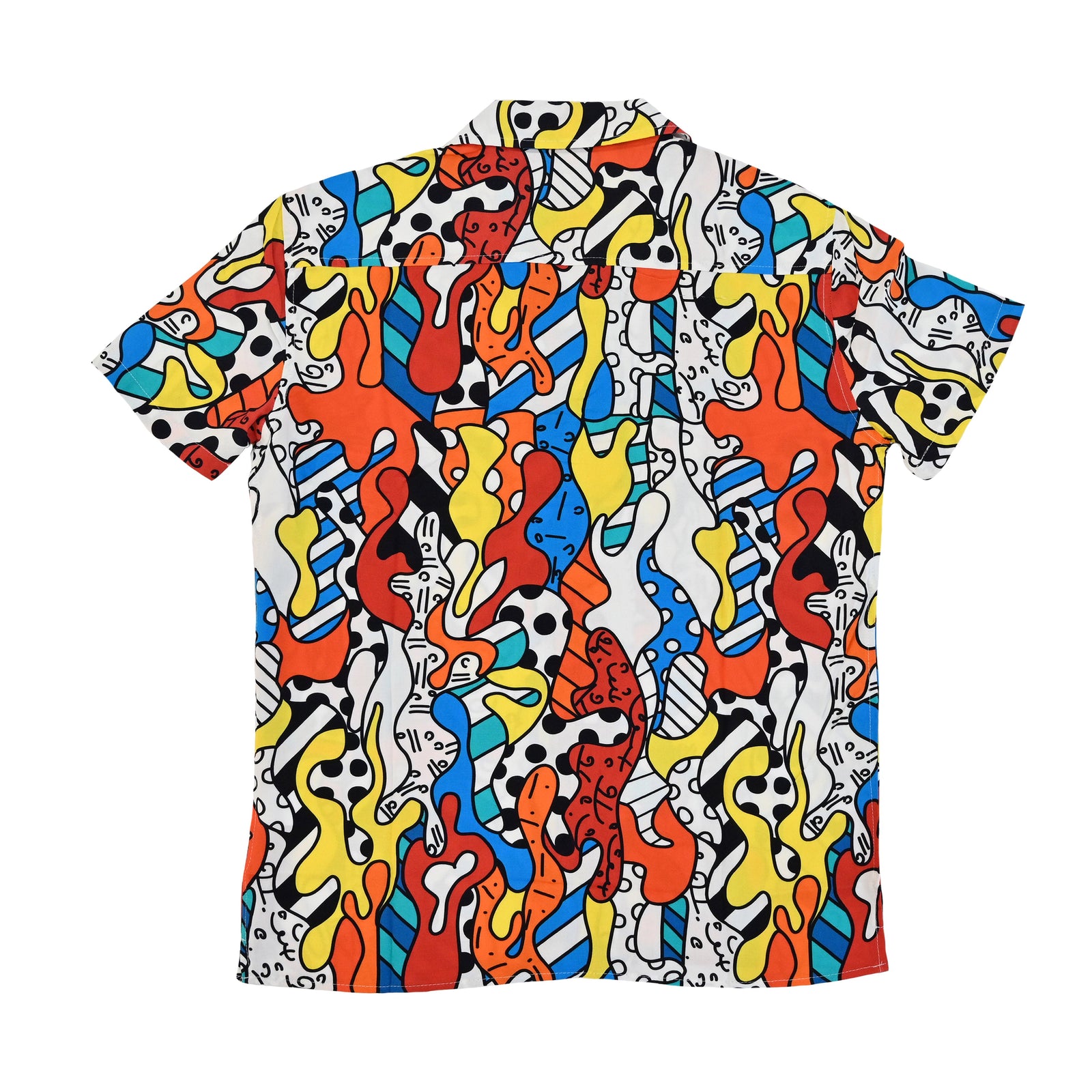 BRITTO® MEN'S SHORT SLEEVE BUTTON DOWN SHIRT - CAMO