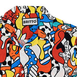 BRITTO® MEN'S SHORT SLEEVE BUTTON DOWN SHIRT - CAMO