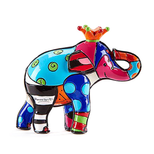 ORANGE KING ELEPHANT - Mini Figurine