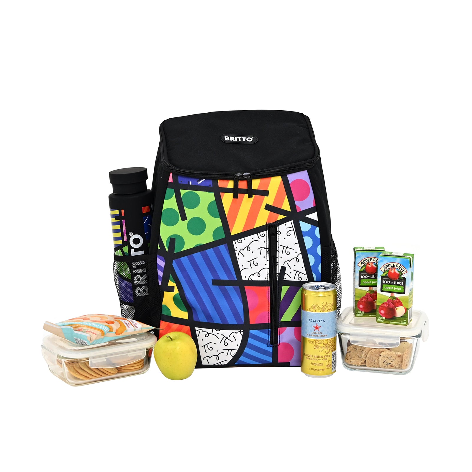 britto cooler bag colorful landscape artistic colorful design collectible