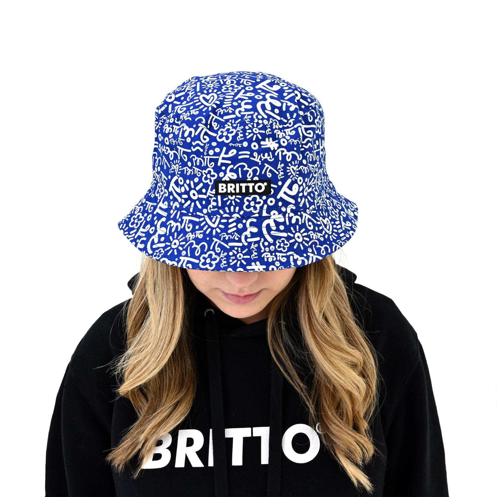 BRITTO® BUCKET HAT - Graffiti Blue