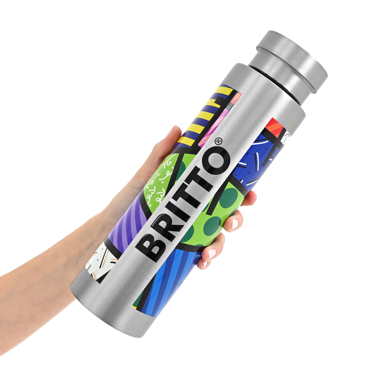 BRITTO WATER BOTTLE - COLORFUL LANDSCAPE (SS)