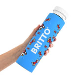 BRITTO® Water Bottle - Flying Hearts (Blue)