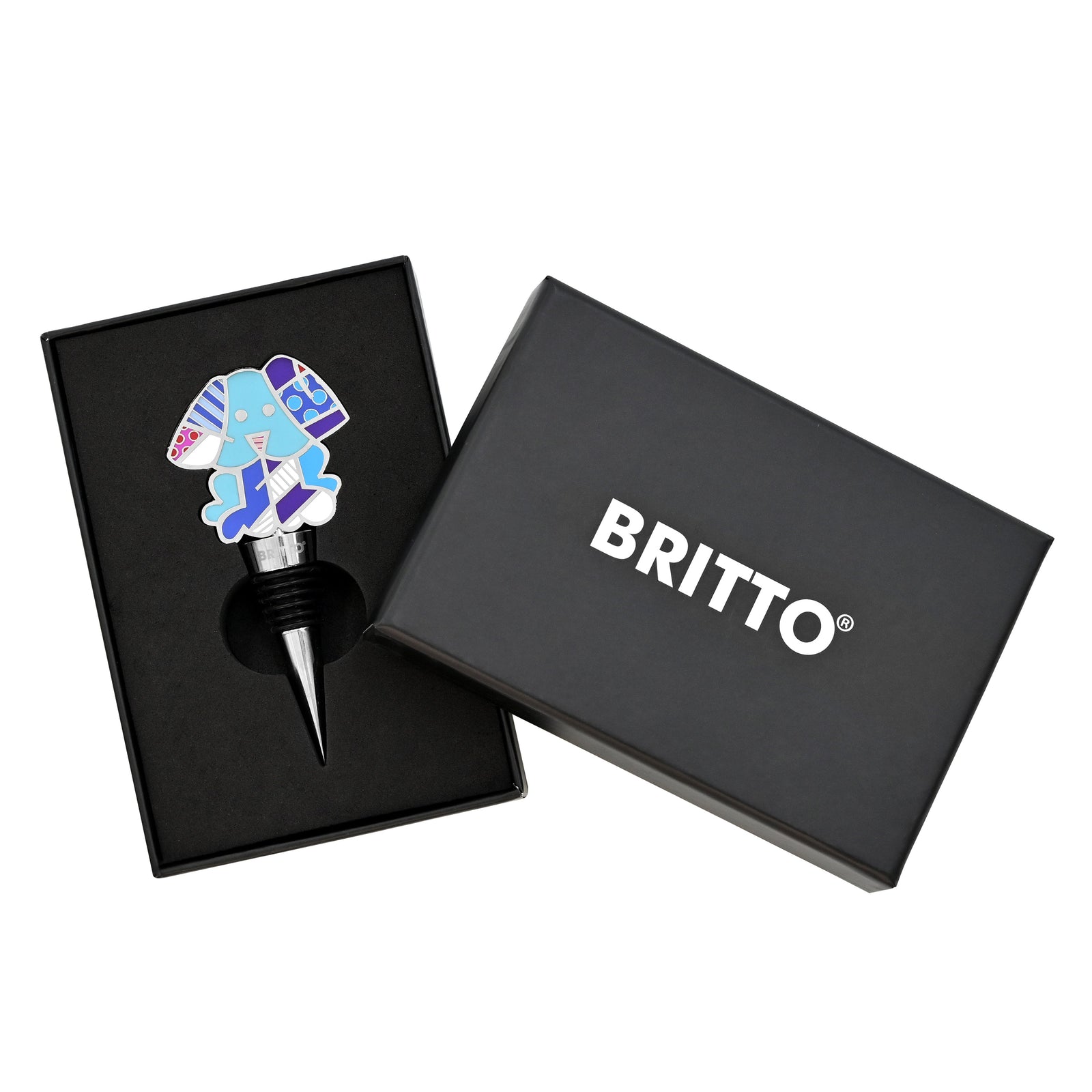 BRITTO® Wine Stopper - Azul (Dog)