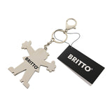 BRITTO® KEYCHAIN & BAG CHARM- THE HUG (BLONDE HAIR)
