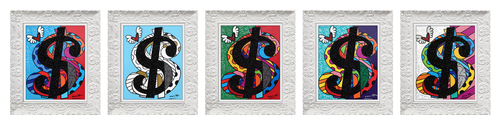 cream series master pentaptych limited artistic colorful design collectible