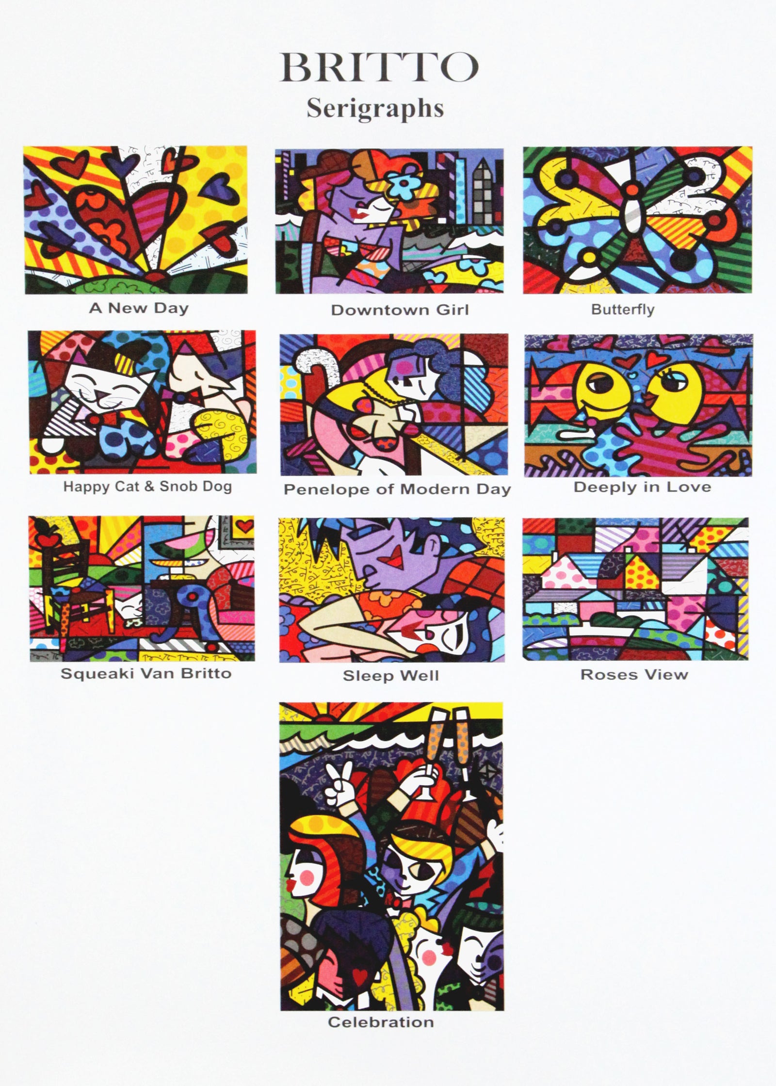 portfolio of serigraphs brazil collection colorful decorative collectible gift idea