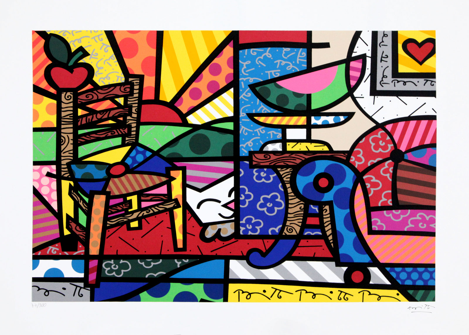 portfolio of serigraphs brazil collection artistic colorful design collectible