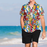BRITTO® Shirt - Men's Short Sleeve Button Down - CAMO