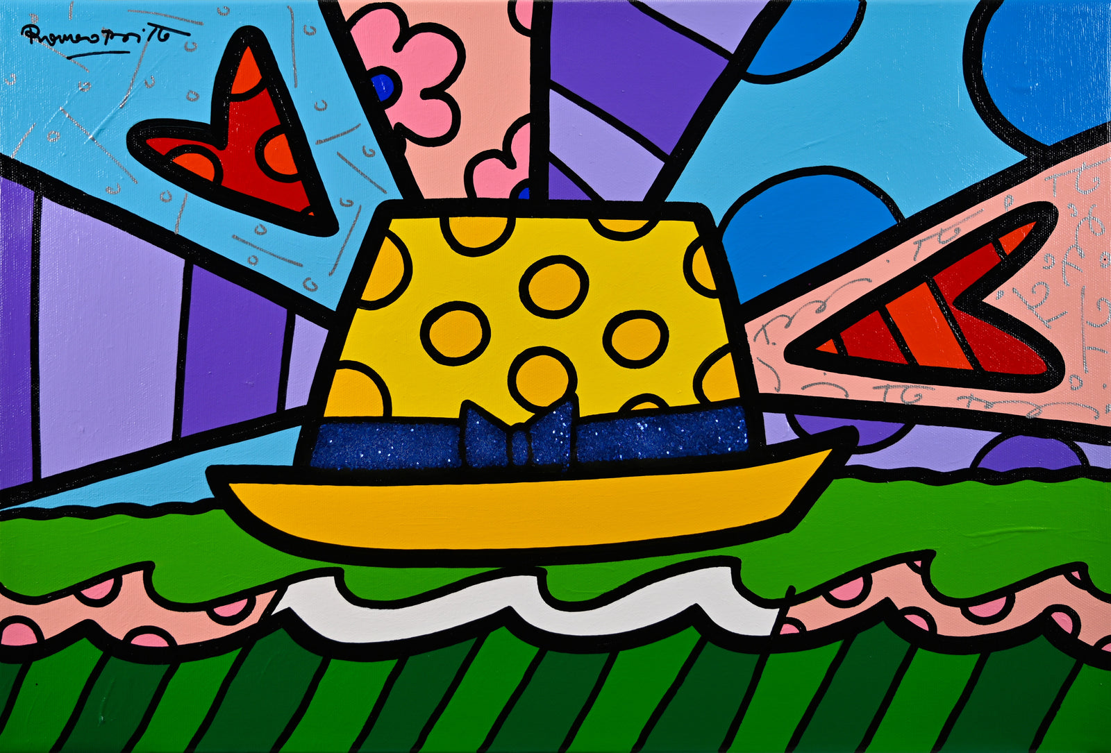 YELLOW HAT - Original Painting