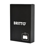 BRITTO® Boxer Briefs  - WHITE WITH EMBROIDERED HEART- Pack of 2 Heart