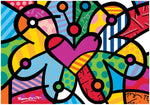 BRITTO JIGSAW PUZZLE - HEART BUTTERFLY - 2000 PCS (BP F90025)