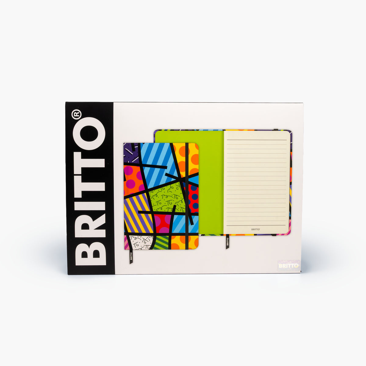 Lime Green Landscape Britto Journal