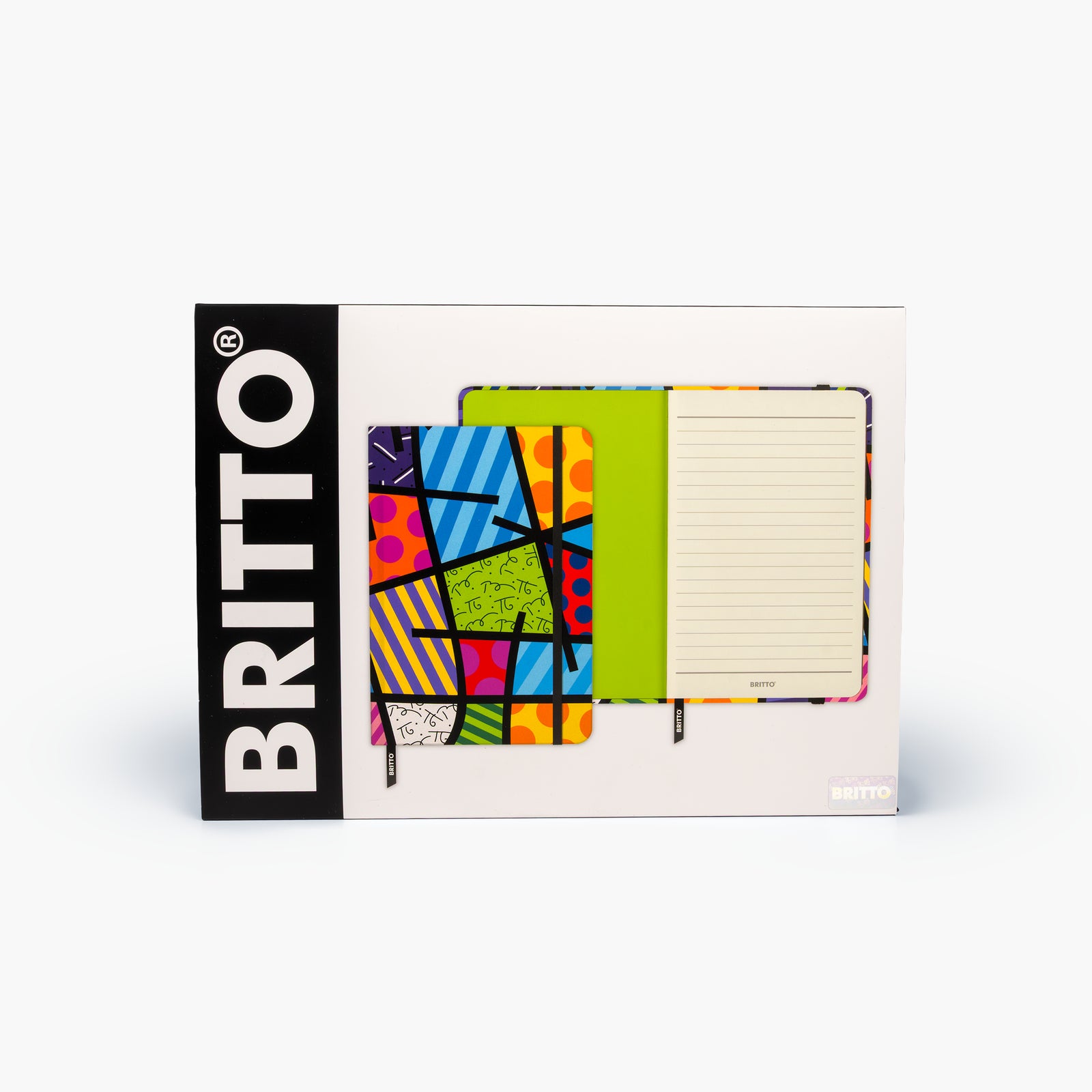 Lime Green Landscape Britto Journal