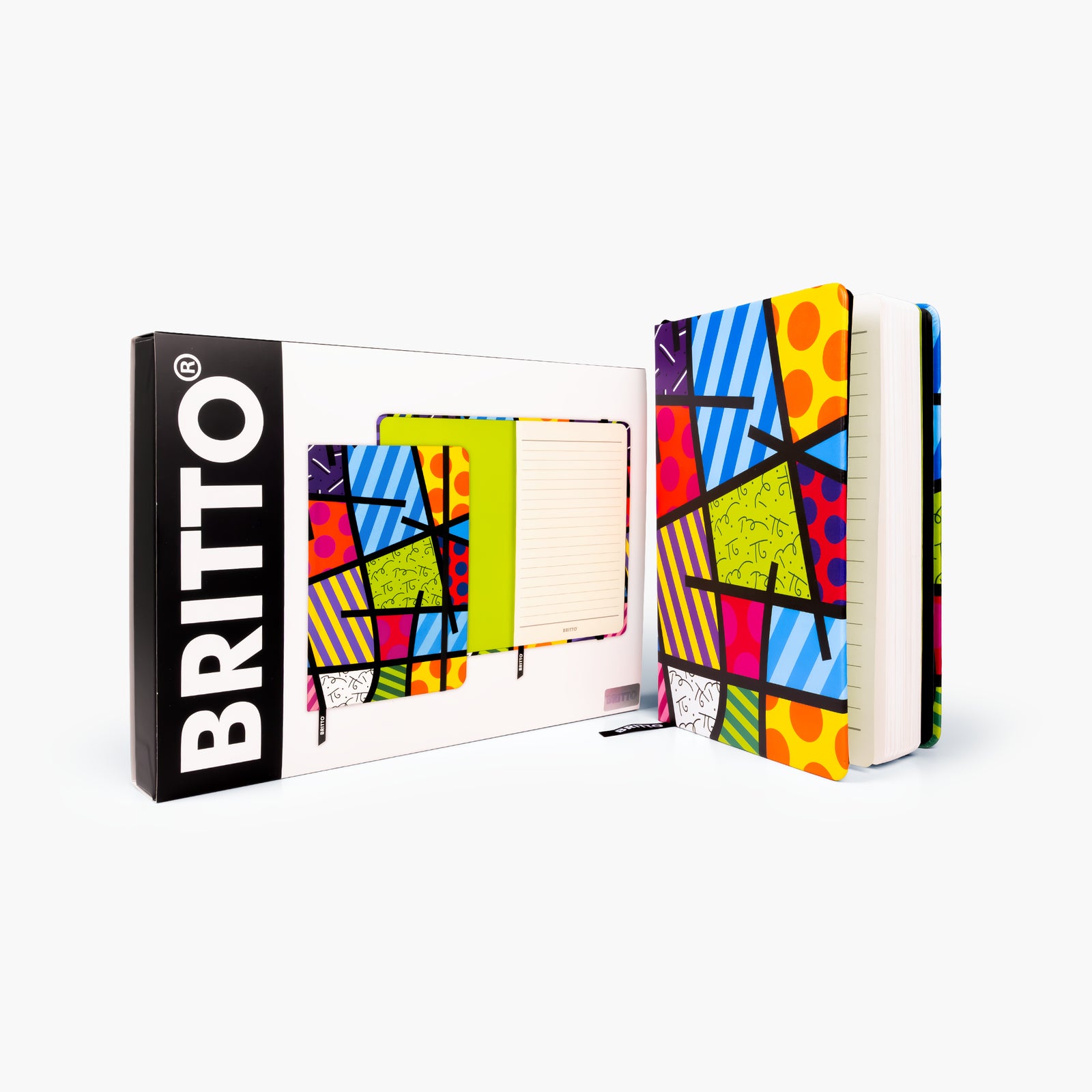 Lime Green Landscape Britto Journal