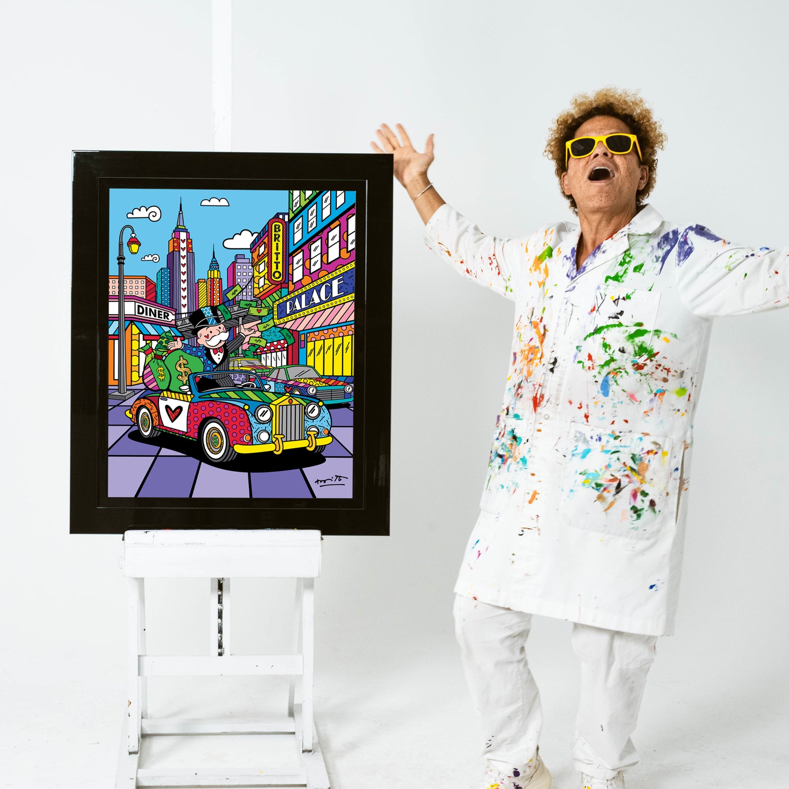 Love My Life (Monopoly By Britto) - Limited Edition Print