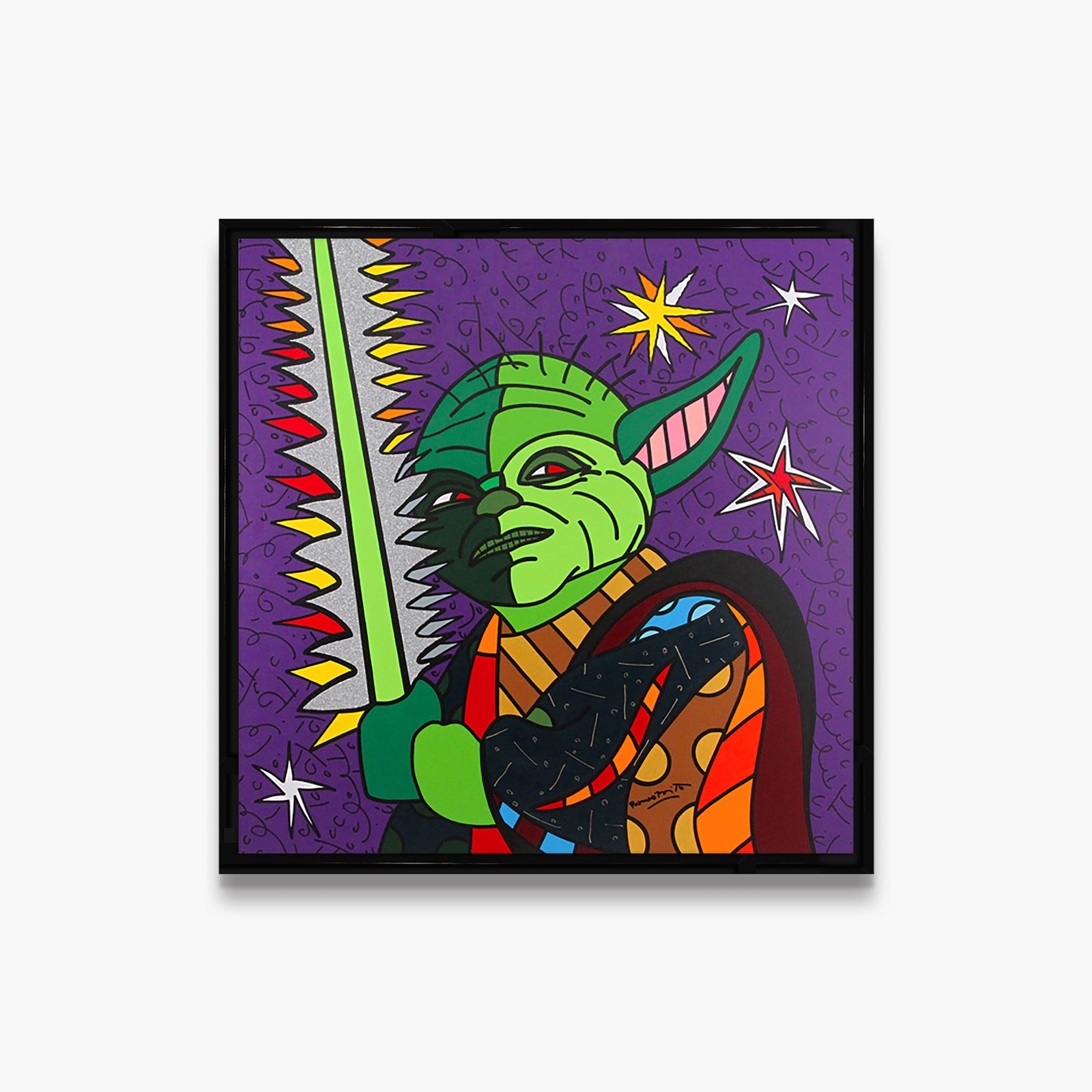 Yoda - Star Wars by Britto - Original Painting
