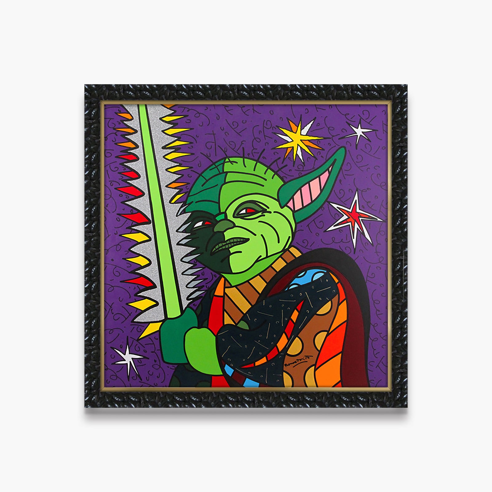 Yoda - Star Wars by Britto - Original Painting