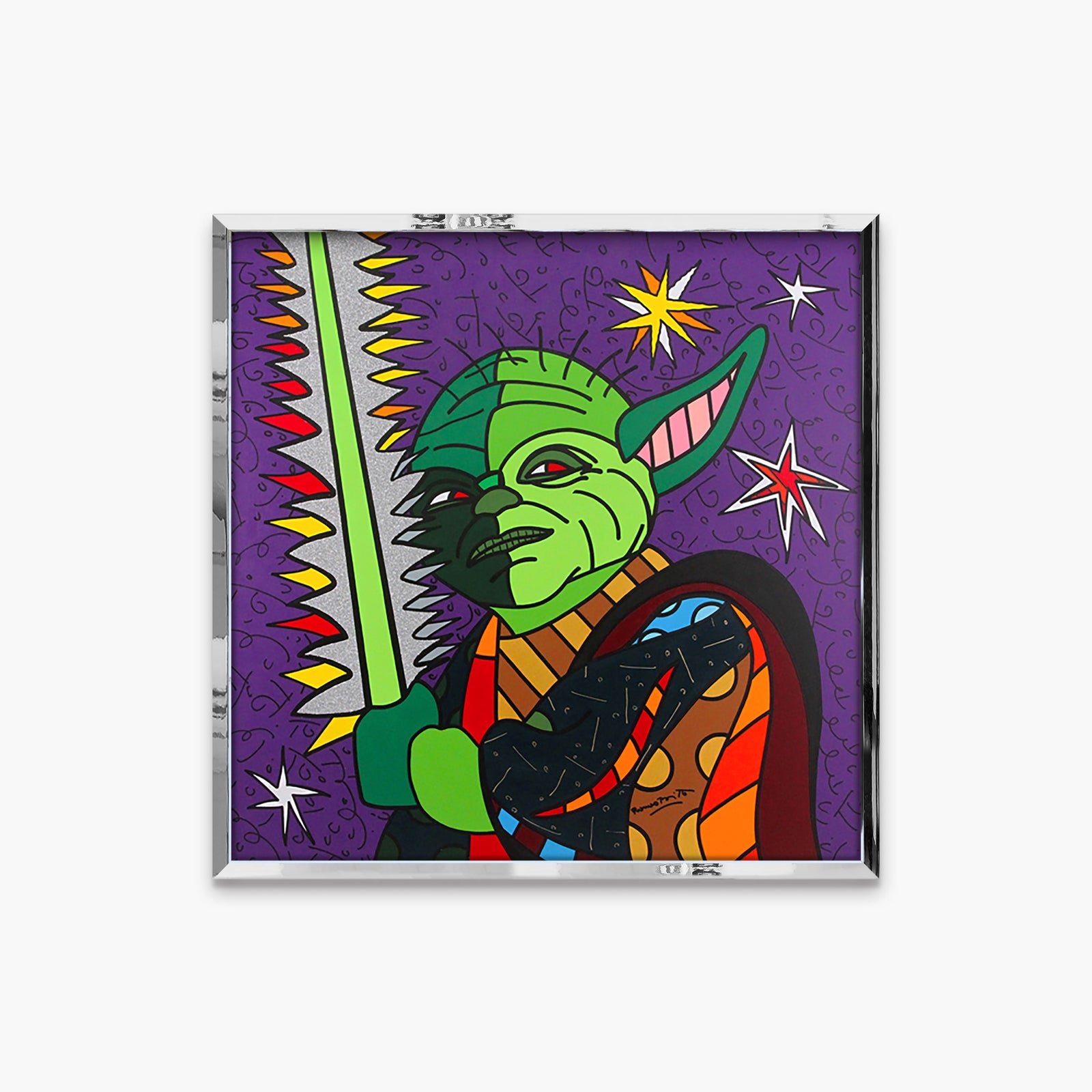 Yoda - Star Wars by Britto - Original Painting
