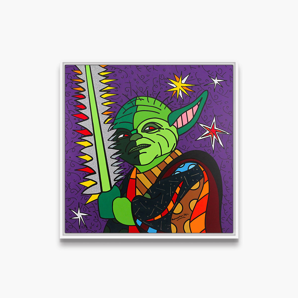 Yoda - Star Wars by Britto - Original Painting