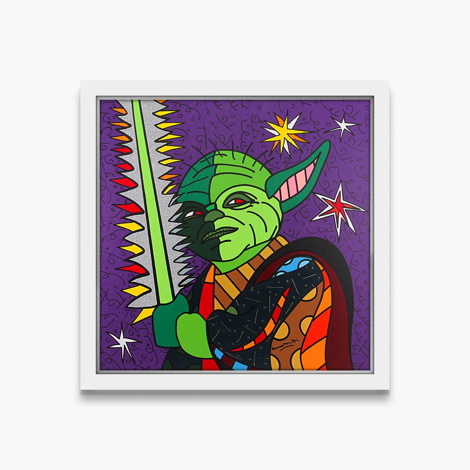 Yoda - Star Wars by Britto - Original Painting