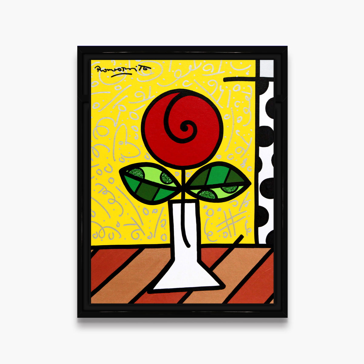 Red Flower - Original Painting