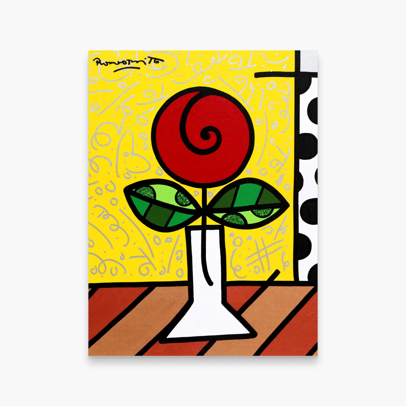 Red Flower - Original Painting