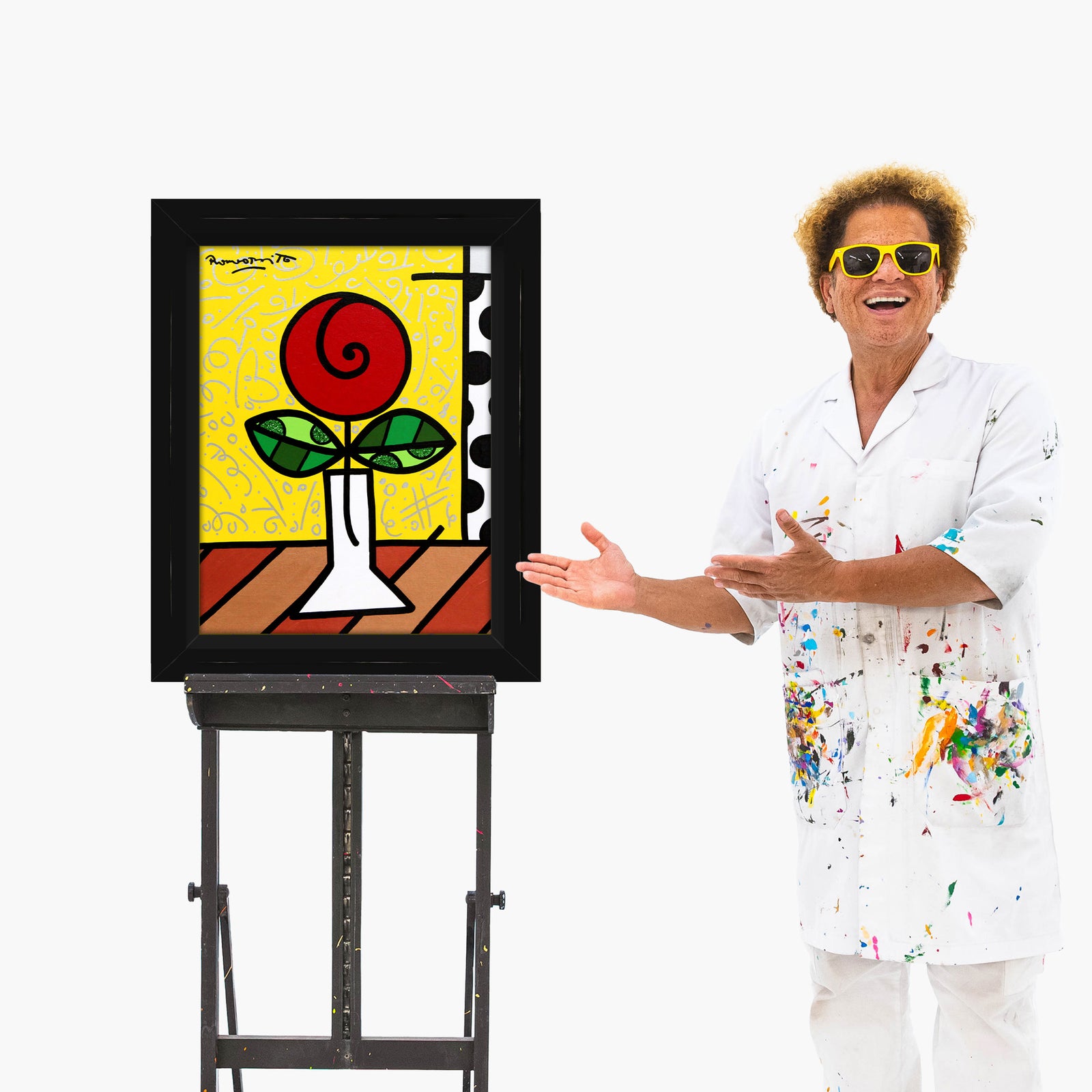 Red Flower - Original Painting
