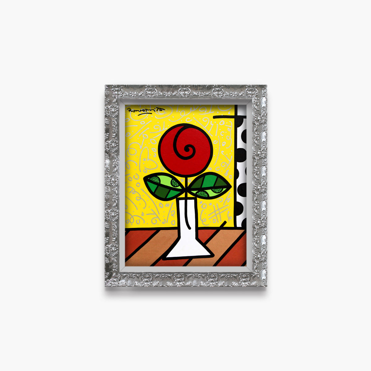 Red Flower - Original Painting