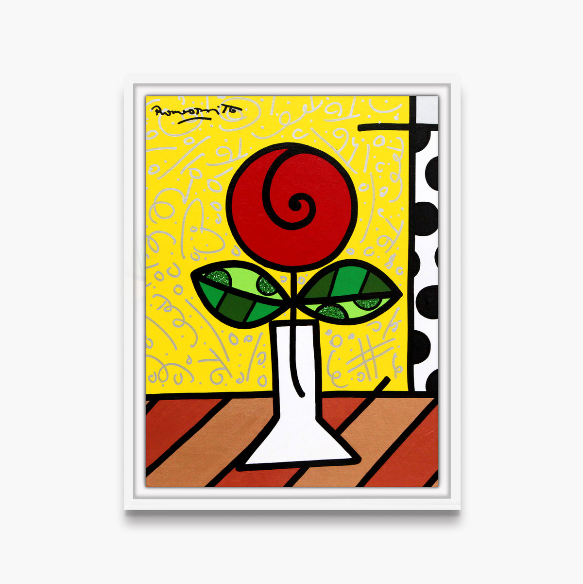 Red Flower - Original Painting