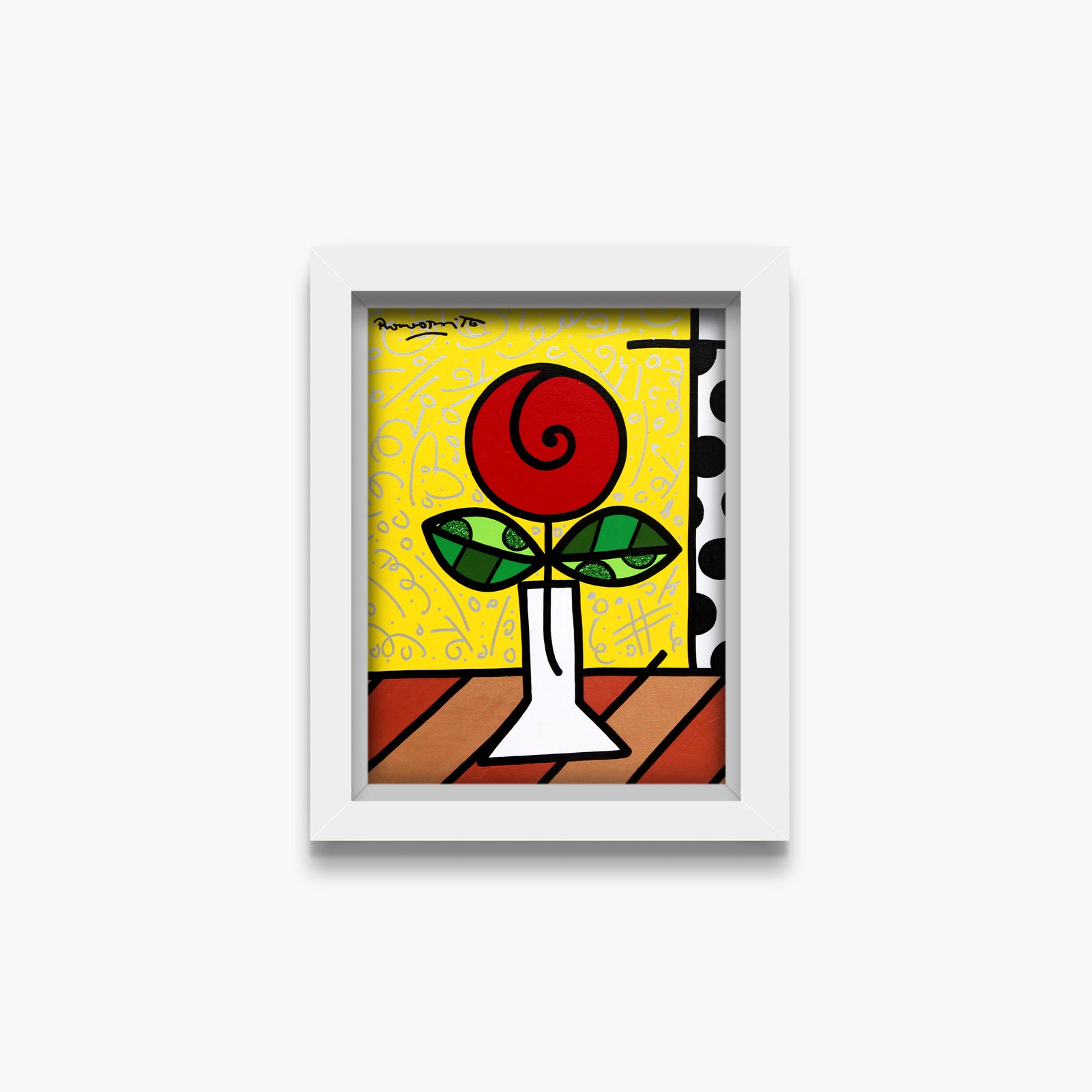 Red Flower - Original Painting