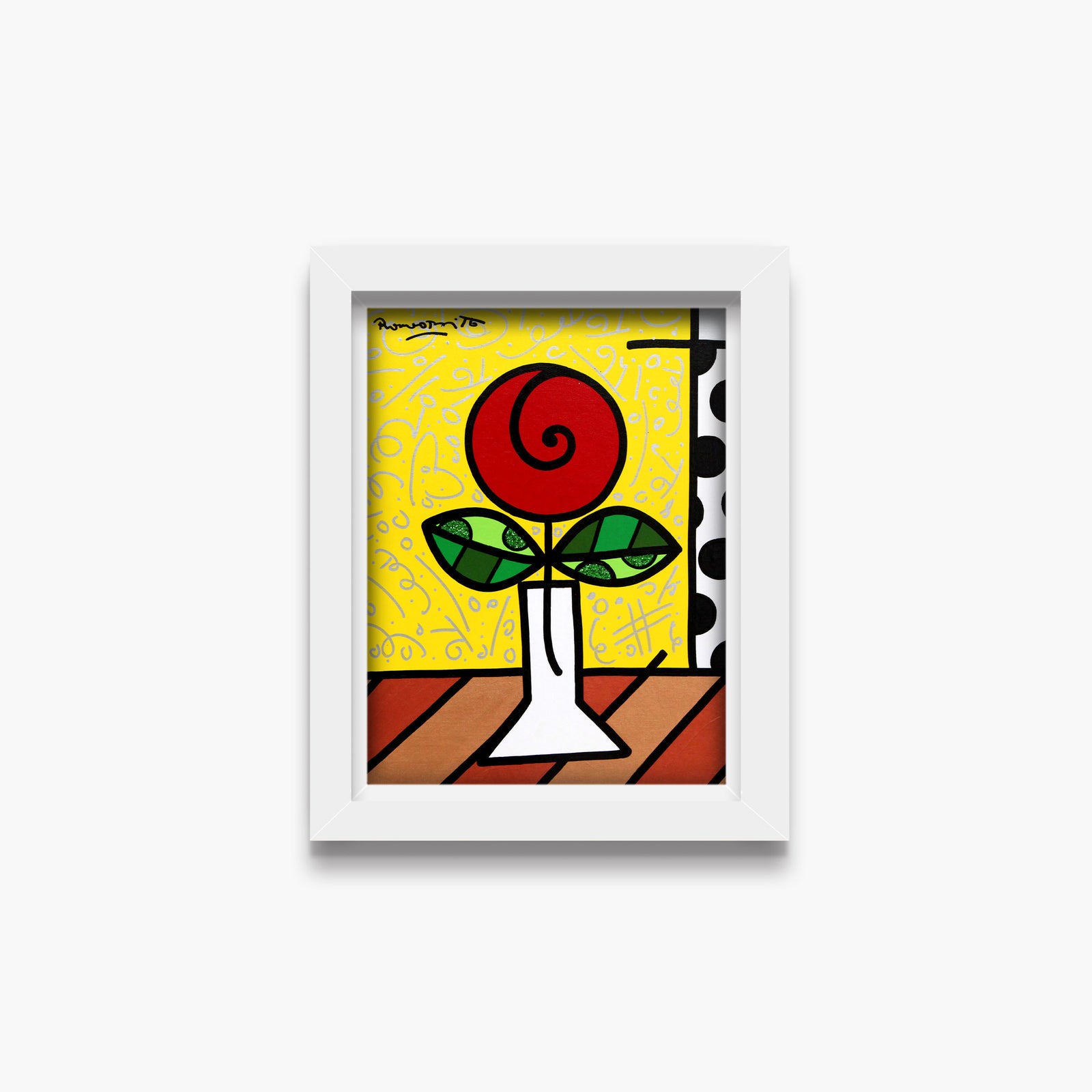 Red Flower - Original Painting