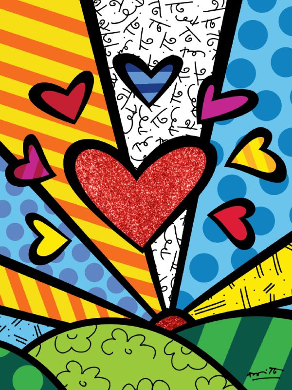 Fine Art By Britto: Exclusive And Colorful Original Art - Shop Britto