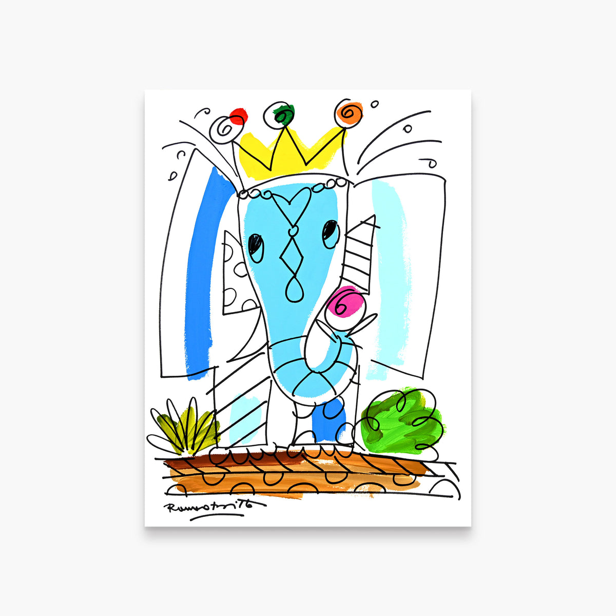 Thomas Collection (Elephant) - Original Drawing
