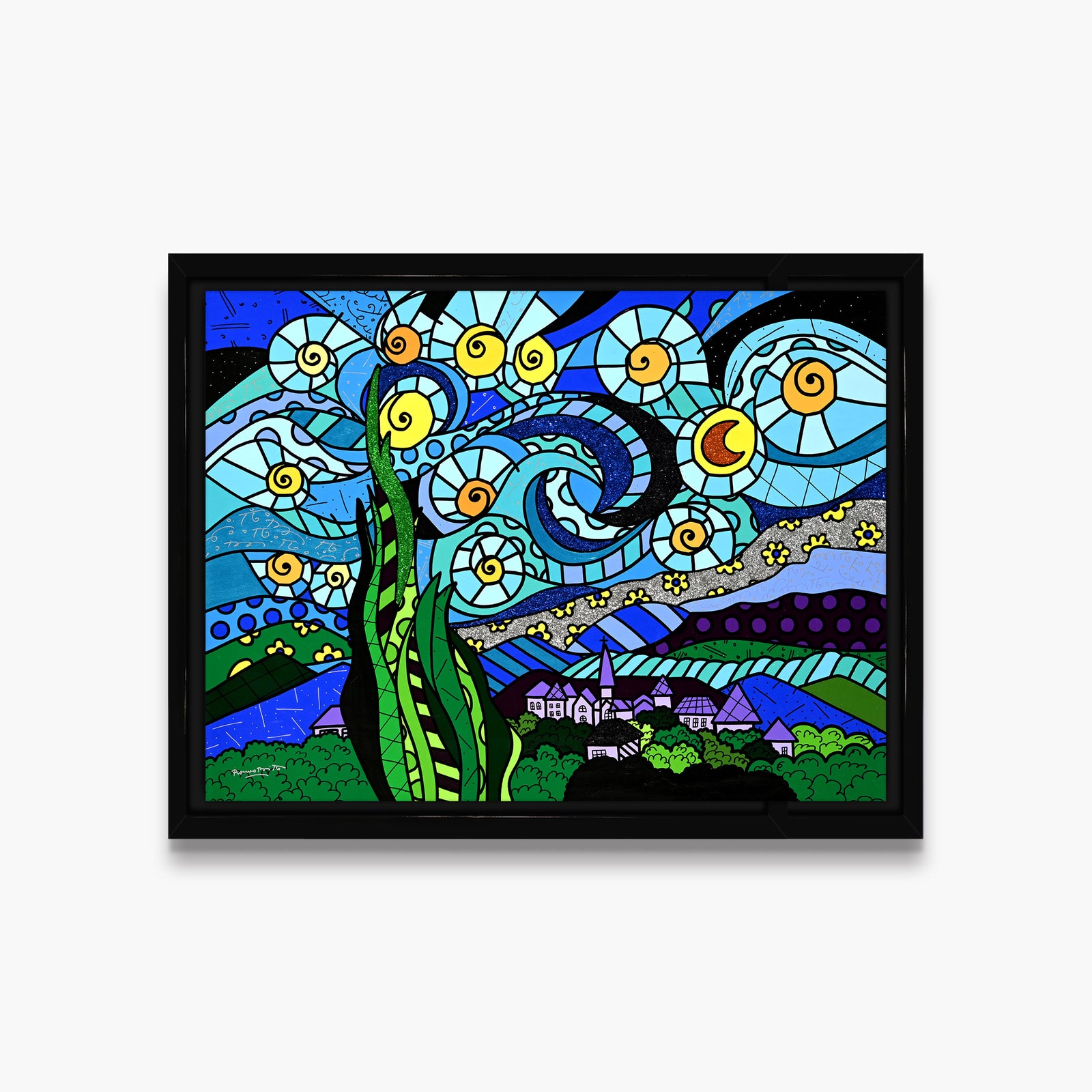Sunrise Over Starry Skies - Original Painting