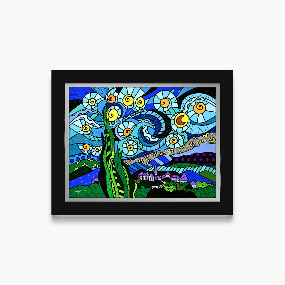 Sunrise Over Starry Skies - Original Painting