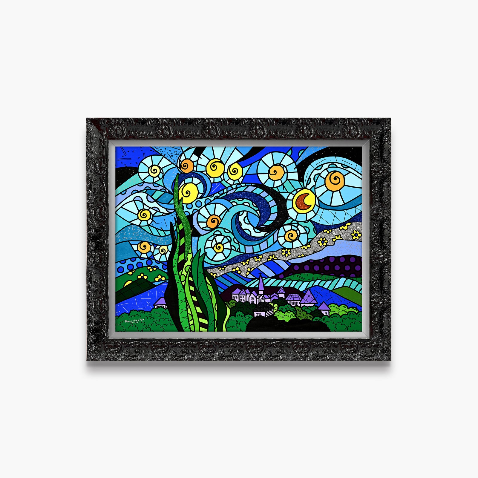 Sunrise Over Starry Skies - Original Painting