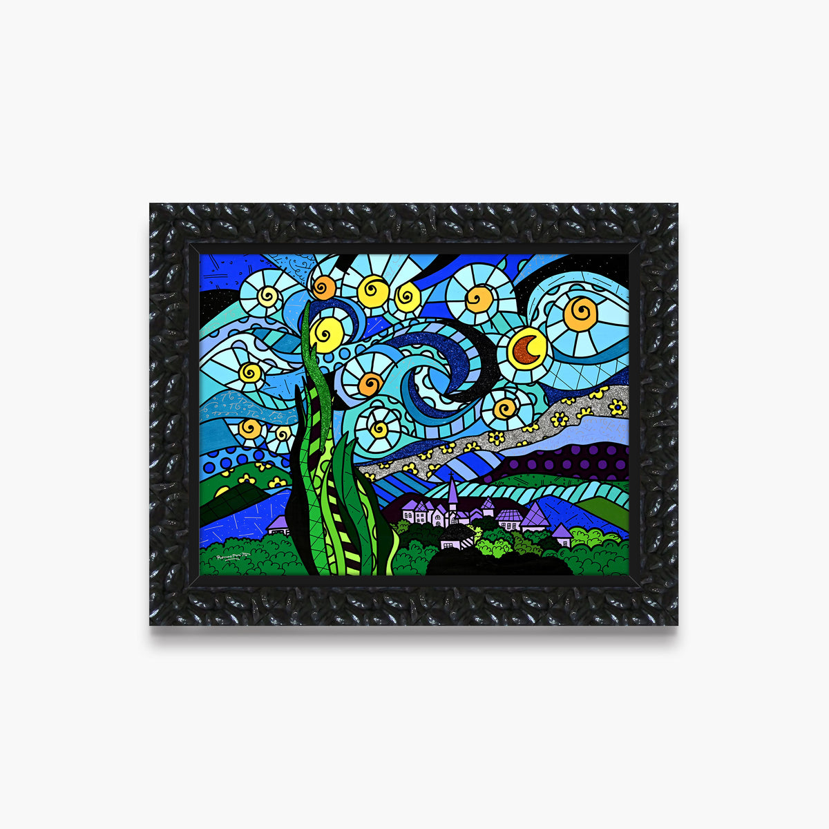 Sunrise Over Starry Skies - Original Painting