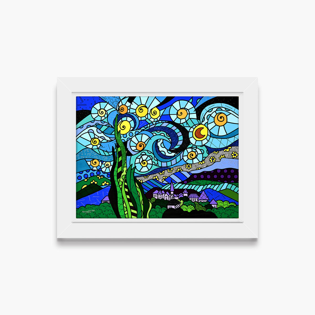 Sunrise Over Starry Skies - Original Painting