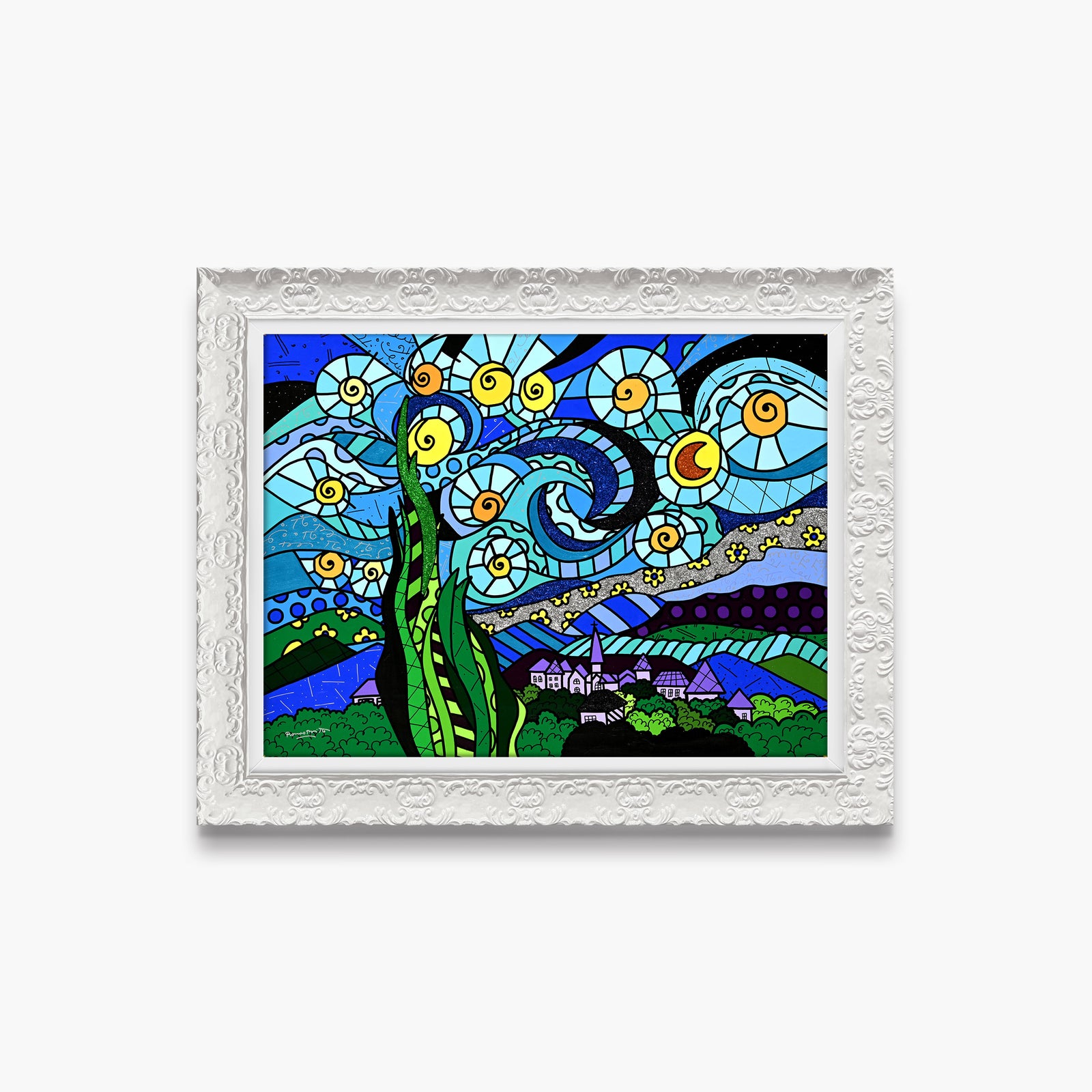 Sunrise Over Starry Skies - Original Painting