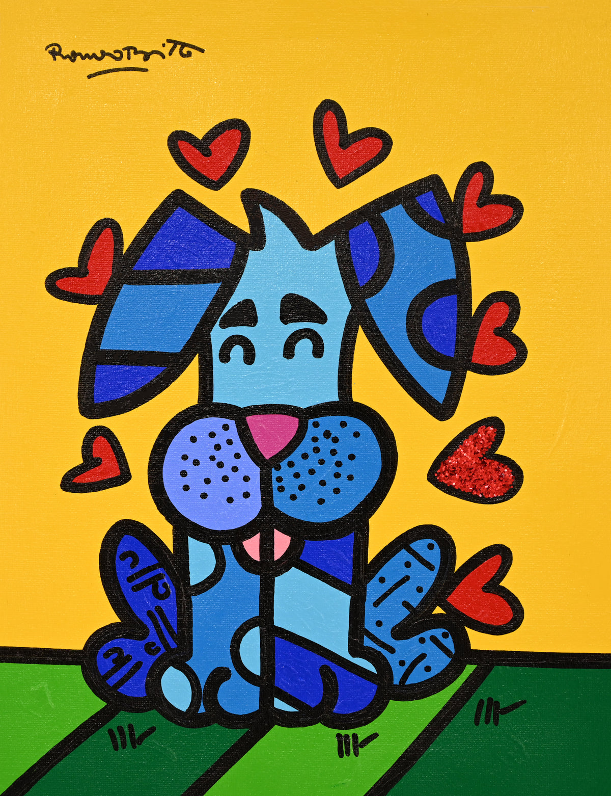 Happy Dog - Original Painting