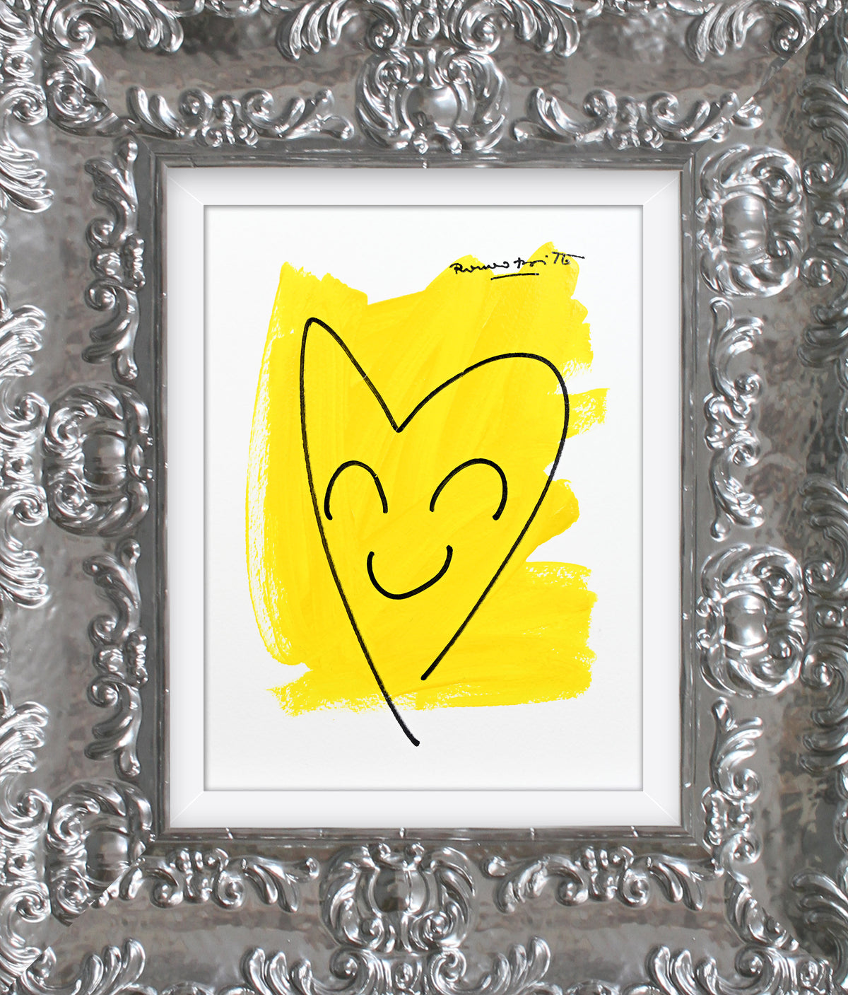 two color collection original drawing  colorful decorative collectible gift idea