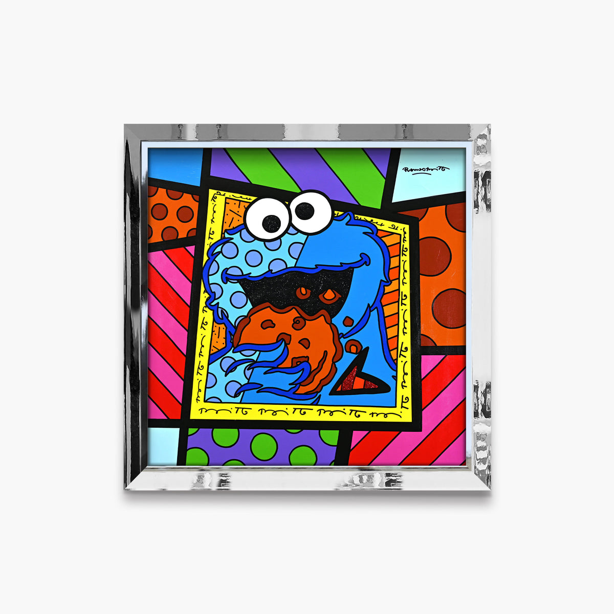 Cookie Monster - Sesame Street by Britto - Original Painting